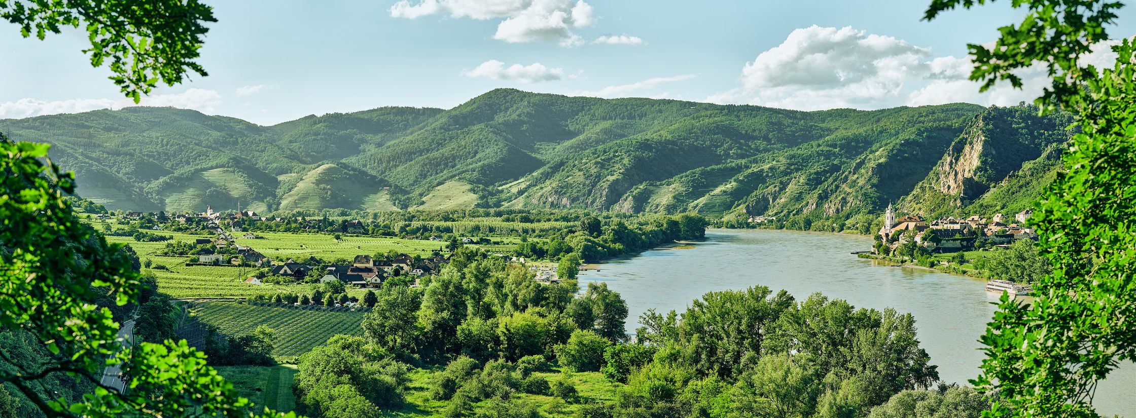 Dürnstein in der Wachau im Sommer