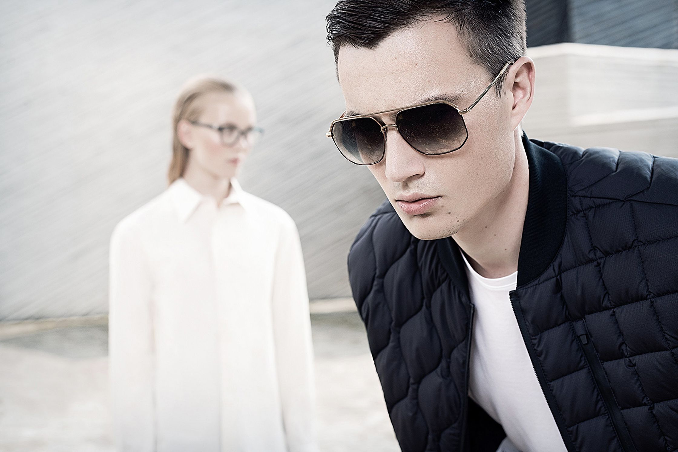 a man and a woman wearing sunglasses Creative Retouching Hamburg