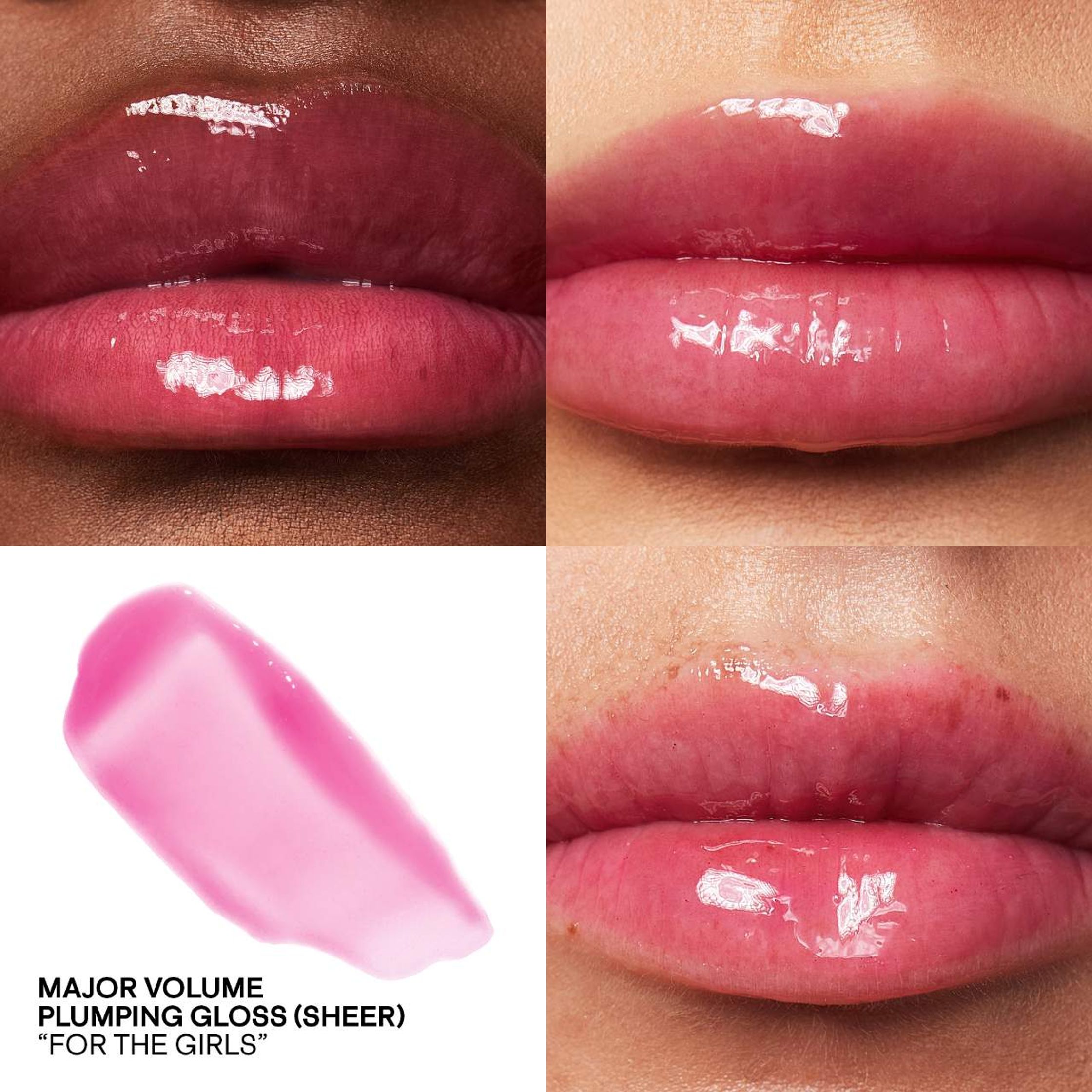 a series of pictures of a woman's lips