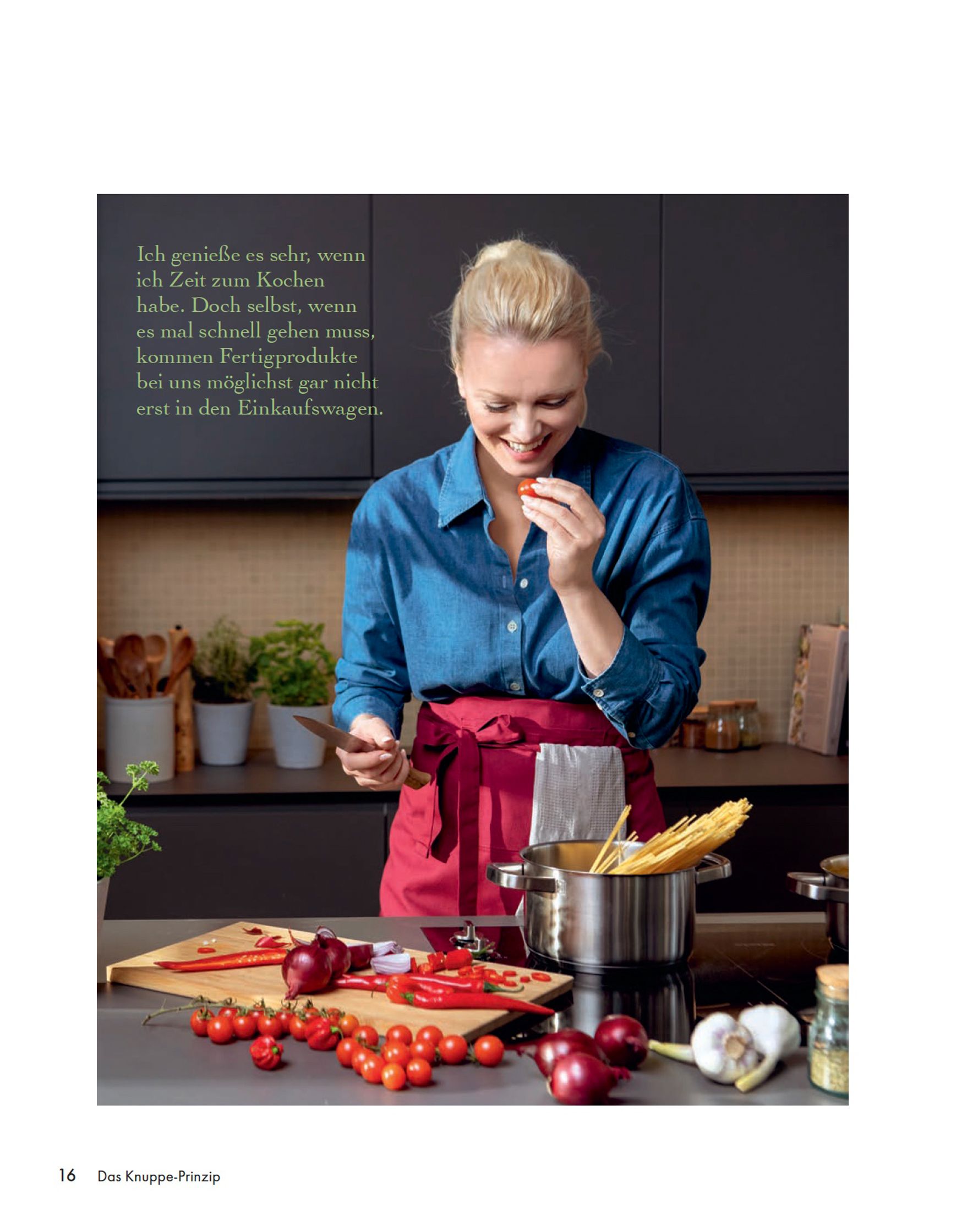 woman cooking